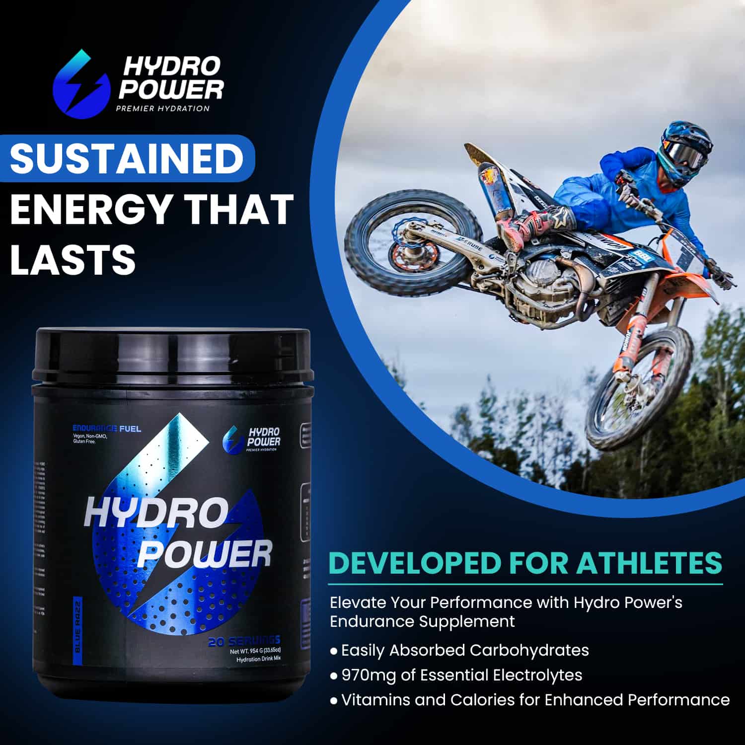 Blue Razz Hydro Power Endurance Fuel